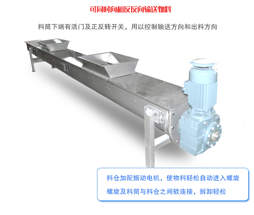 雙向螺旋輸送機(jī)特點